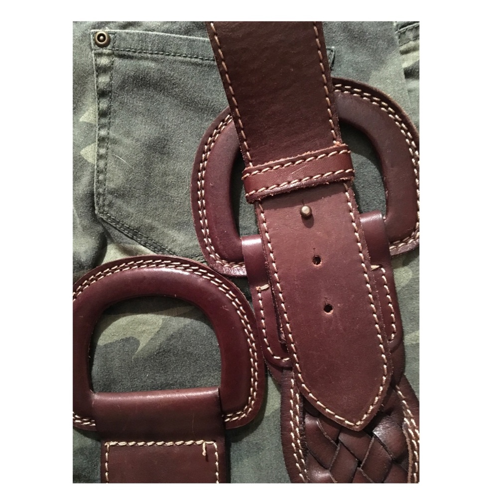 🔴 CLEARANCE 🔴 LINEA PELLE BROWN LEATHER BELT